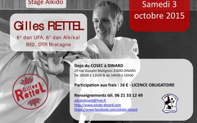 Stage aïkido Dinard 3 octobre 2015