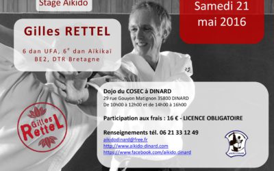 Stage aïkido Dinard 21 mai 2016