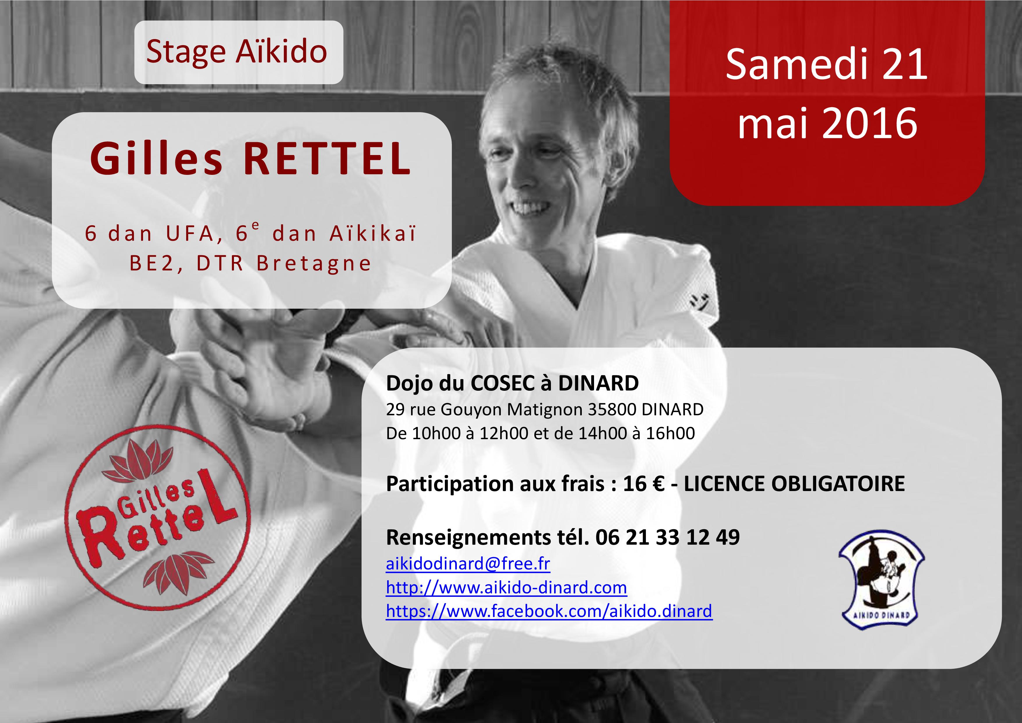 Stage aïkido Dinard 21 mai 2016