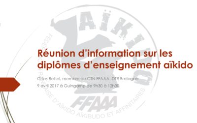 Réunion d’information diplômes d’enseignement 2017