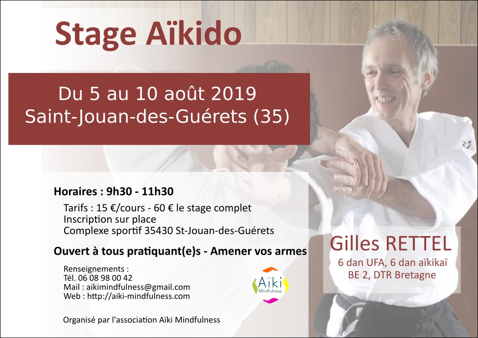 Stage aïkido été 2019