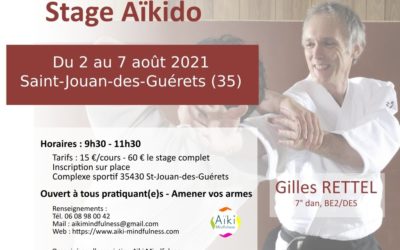 Stage aïkido été 2021